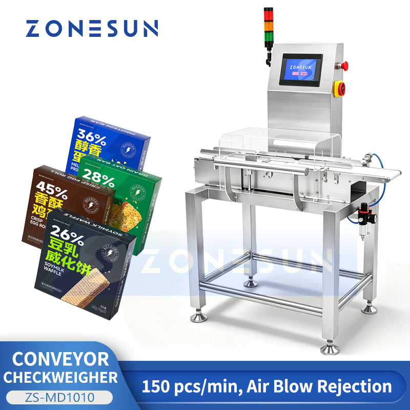 ZONESUN ZS-MD1010 Automatic Checkweigher with Rejection