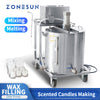 ZONESUN ZS-GTCD Wax Melting & Mixing Machine with Gear Pump Filling