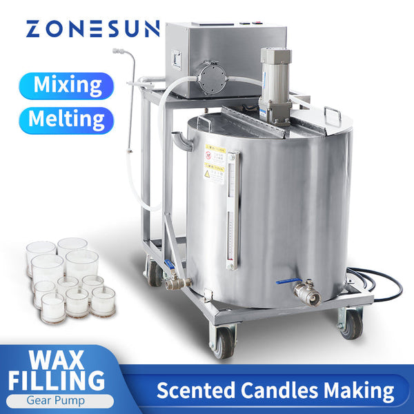 ZONESUN ZS-GTCD Wax Melting & Mixing Machine with Gear Pump Filling