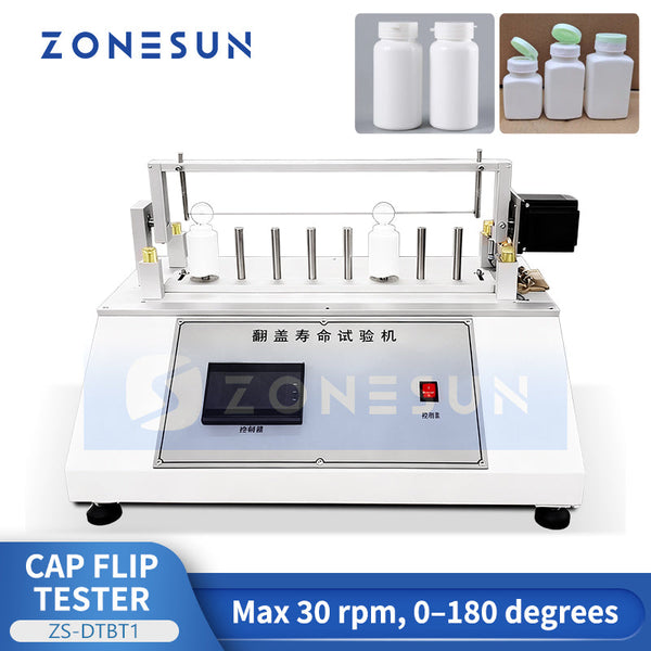 ZONESUN Automatic Flip Cap Life Test Machine 