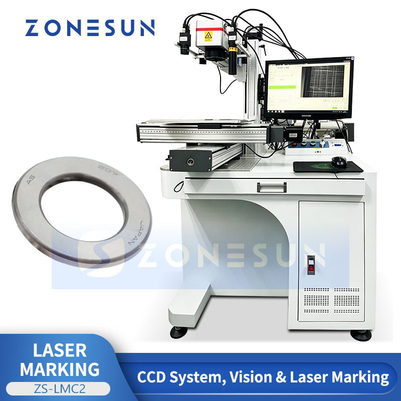 ZONESUN ZS-LMC2 Automatic Vision Guided Laser Marking Machine with CCD Camera Positioning