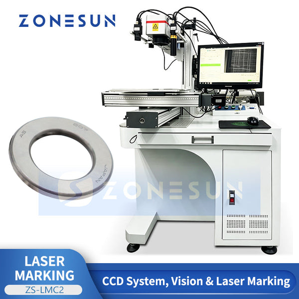 ZONESUN ZS-LMC2 Automatic Vision Guided Laser Marking Machine with CCD Camera Positioning
