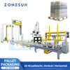 ZONESUN ZS-PWM2 Fully Automatic Robotic Palletizing & Wrapping System End-of-line Packaging Solution