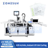 ZONESUN ZS-SUV1 UV Inkjet Printer with Paging Machine for Flat Pouch and Paper Boxes Coding