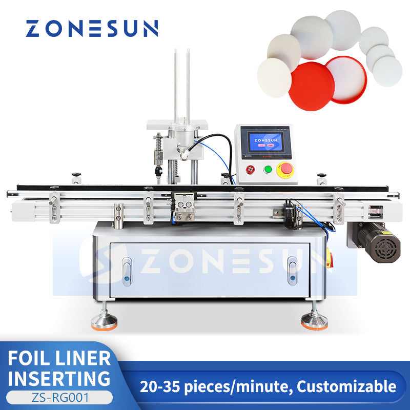 ZONESUN ZS-RG001 automatic bottle cap liner insertion machine
