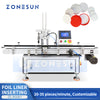 Small scale cap lining machine