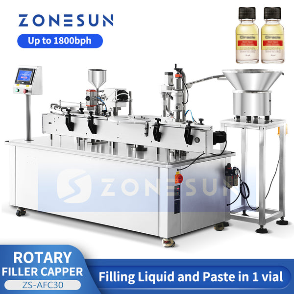 liquid paste filling capping machine