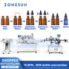 Vial filling capping labeling line