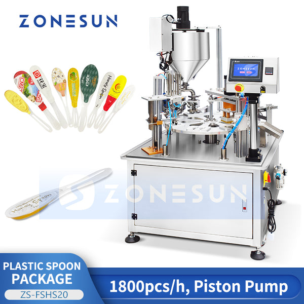 ZONESUN ZS-FSHS20 Automatic Honey Spoon Filling Sealing Machine