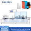 ZONESUN ZS-MSZH30L Automatic Top Load Cartoning Machine for Bottles and Food Granules