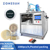 pleated soap wrapping machine