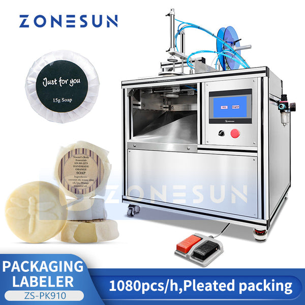 pleated soap wrapping machine