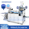 Bottle Cap Top Labeling Machine