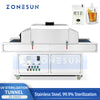 ZONESUN ZS-UVS2 Industrial UV Sterilization Tunnel for Cosmetic Food Beverage Disinfection