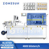 ZONESUN ZS-DPP180P Automatic Blister Packaging Machine for Tablets, Capsules & Candy