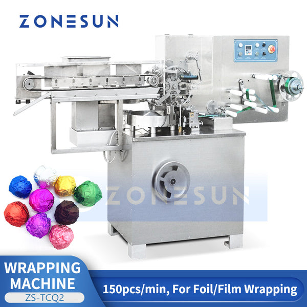 ZONESUN ZS-TCQ2High-Speed Chocolate Ball Wrapping Machine