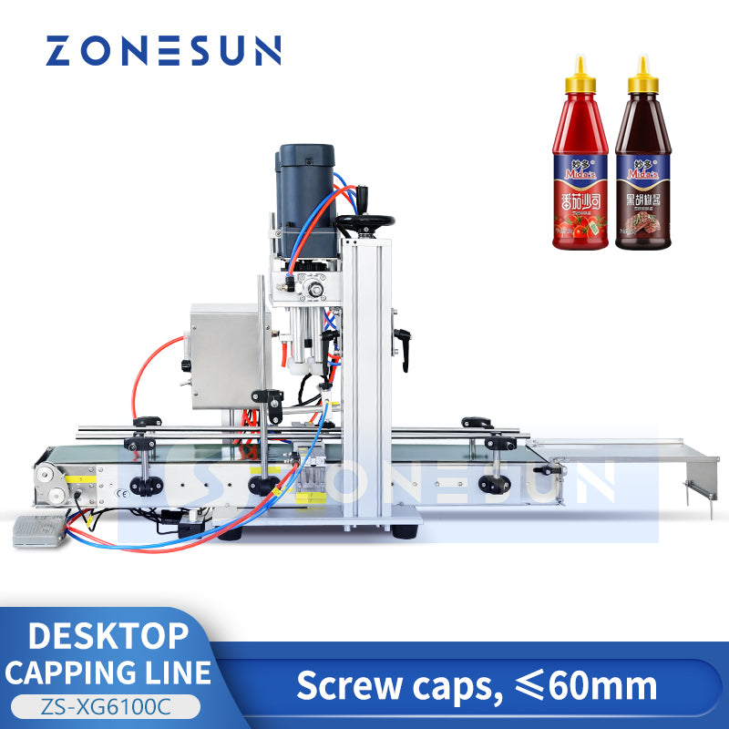 ZONESUN ZS-XG6100C Automatic Screwing Capping Machine