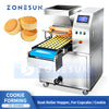 ZONESUN ZS-EH400 Automatic Cookie Depositor and Forming Machine for Cookies Cupcakes Puffs and Macaroons