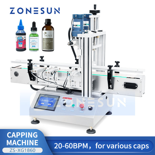 ZONESUN ZS-XG1860 Tabletop Automatic Bottle Capping Machine
