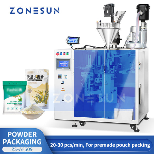 ZONESUN ZS-AFS09 Powder Filling and Vacuum Packaging Machine