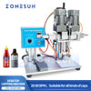ZONESUN ZS-XG6100 Tabletop Four-Wheel Spindle Capping Machine for 20–50mm Caps