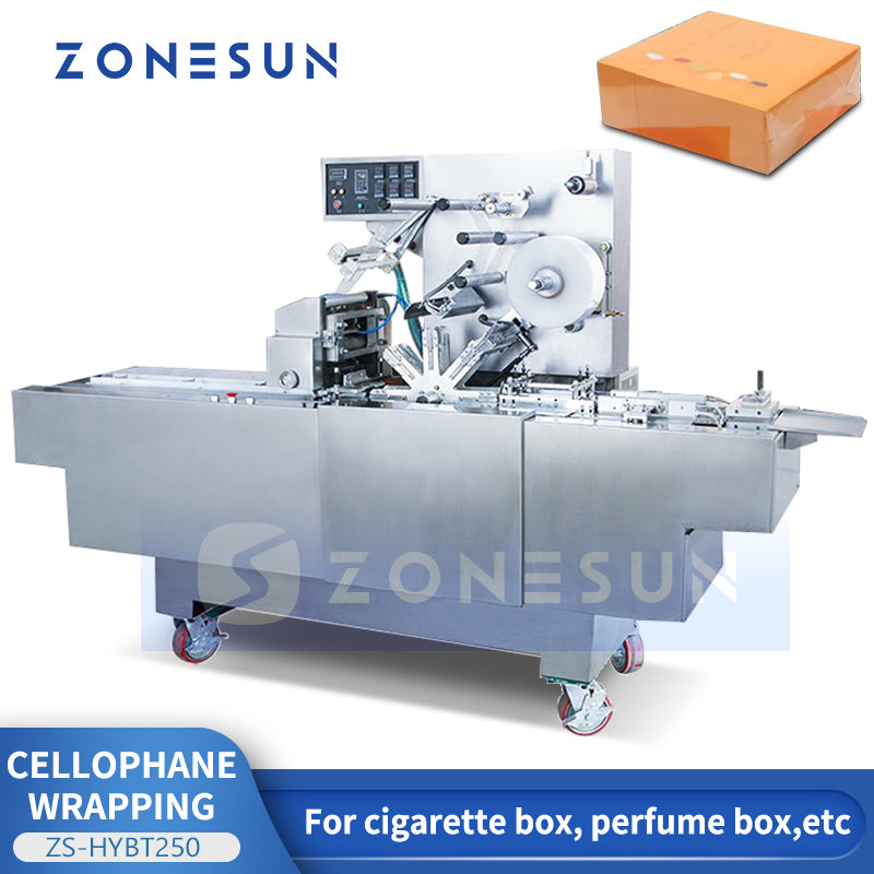 ZONESUN ZS-BT250/BT350 Horizontal BOPP Film Box Wrapping Machine