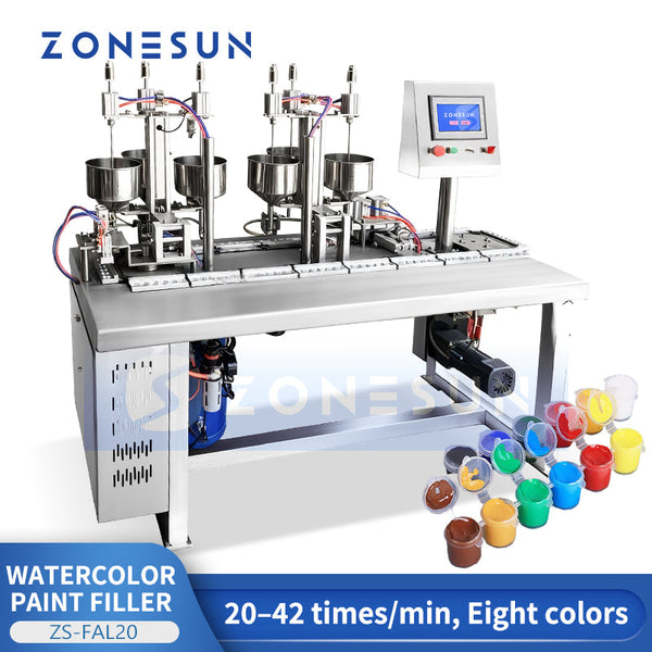Watercolor Paint Paste Filling and Capping Machine