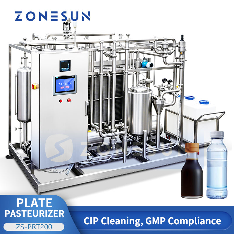 ZONESUN ZS-PRT200 Plate Type Pasteurizer & UHT Sterilizer Machine