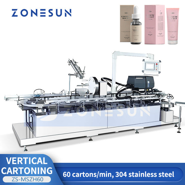 Vertical cartoning machine