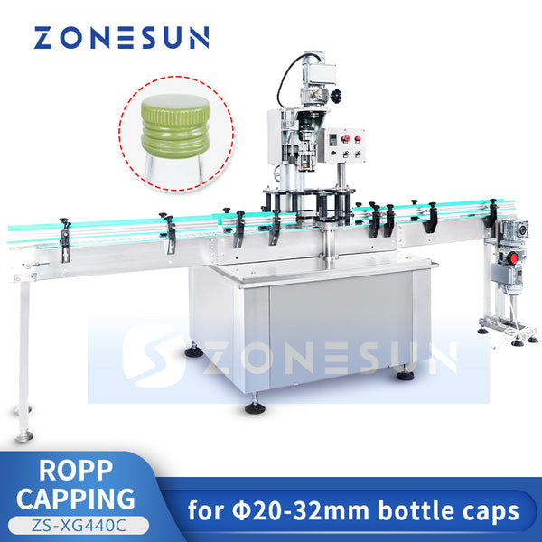ZONESUN ROPP Capping Machines | Tamper-Proof Aluminum Caps