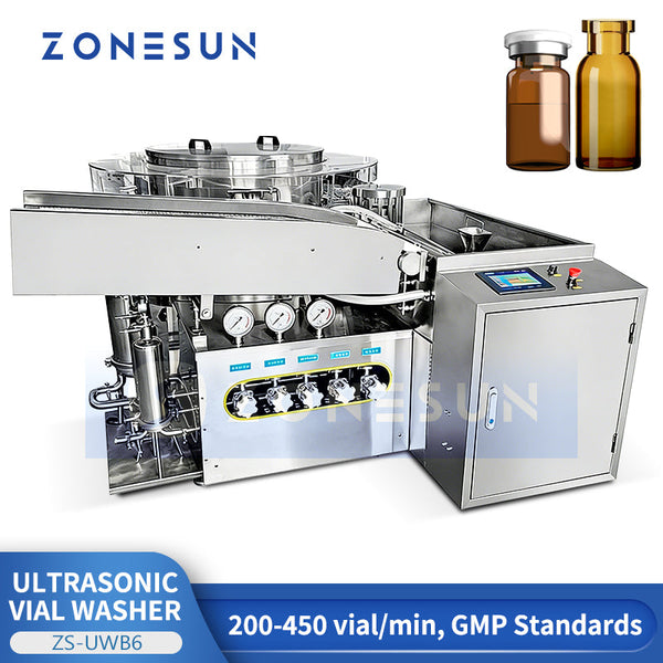 Vial washing machine