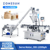ZONESUN ZS-FM5A Servo Powder Filling Machine with Vibrating Feeder