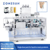 ZONESUN ZS-FS120C Filling Sealing Machine For Easy Snap Bag Liquid & Cosmetic