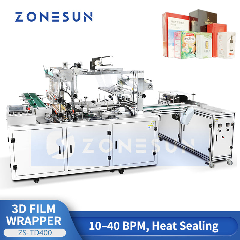 ZONESUN 3D Cellophane Wrapping Machine