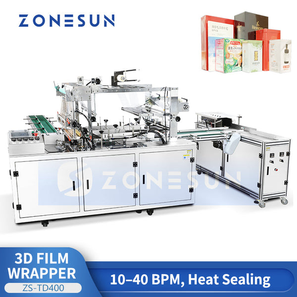 ZONESUN 3D Cellophane Wrapping Machine