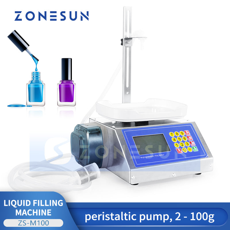 ZONESUN ZS-M100 Semi-Automatic Liquid Filling Weighing Machine
