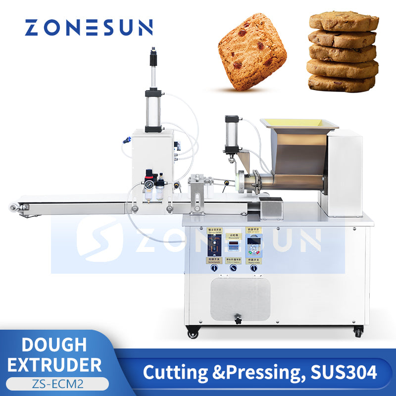 ZONESUN ZS-ECM2 Automatic Dough Extruder for Cookies & Breadsticks