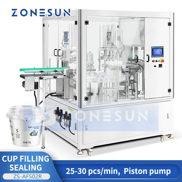 ZONESUN ZS-AFS02R Automatic Cup Filling & Sealing Machine