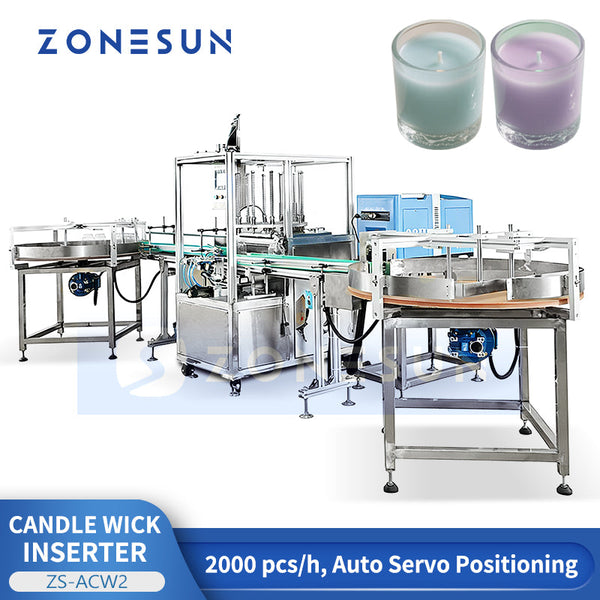 ZONESUN Automatic Candle Wick Machine for Efficient Candle Production