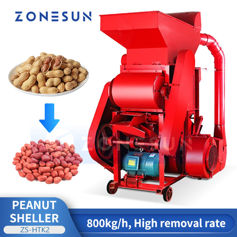ZONESUN ZS-HTK2 Automatic Peanut Sheller and Kernel Separator