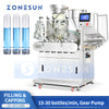 ZONESUN ZS-AFC48B Automatic Round Tube Gear Pump Filling and Capping Machine