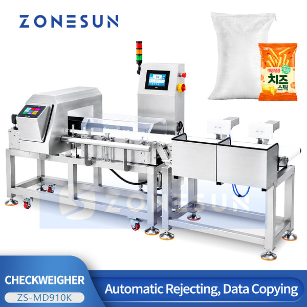 ZONESUN ZS-MD910K Automatic Weight Inspection & Metal Detection Machine