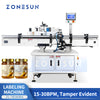 Automatic Round Bottle Cap & Body Labeling Machine