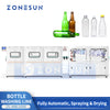 Plastic bottle cleaning machine