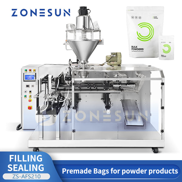 ZONESUN ZS-AFS210 Automatic Powder Pouch Bag Filling Sealing Machine