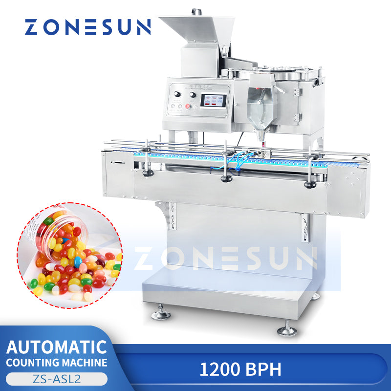 ZONESUN ZS-ASL2 Automatic Candy Counting & Filling Machine Graunle Filler