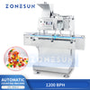 ZONESUN ZS-ASL2 Automatic Candy Counting & Filling Machine Graunle Filler