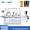ZONESUN ZS-VTYG03 Automatic Large Bottle Overcap Pressing Machine with Vacuum Cap Placement