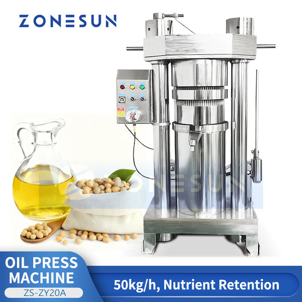 ZONESUN ZS-ZY20A Industrial Hydraulic Olive Oil Pressing Machine