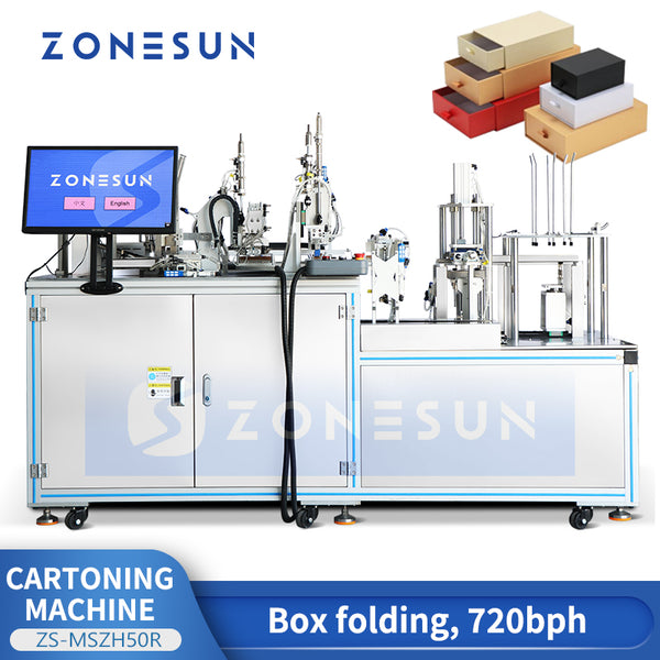 ZONESUN ZS-MSZH50R Automatic Carton Box Folding Machine